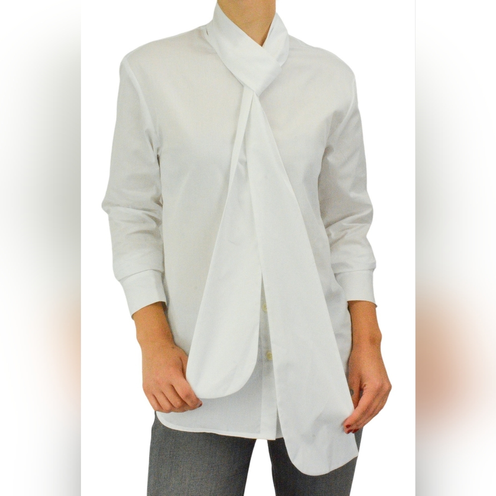 NWT shirt with tie collar